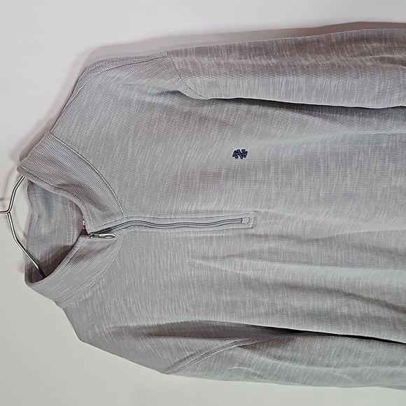 IZOD gray and silver XXL half zip sweater jacket - Picture 2 of 6